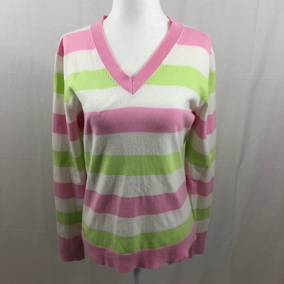 Lilly Pulitzer Sweaters - Lilly Pulitzer V-Neck Sweater, Size Small